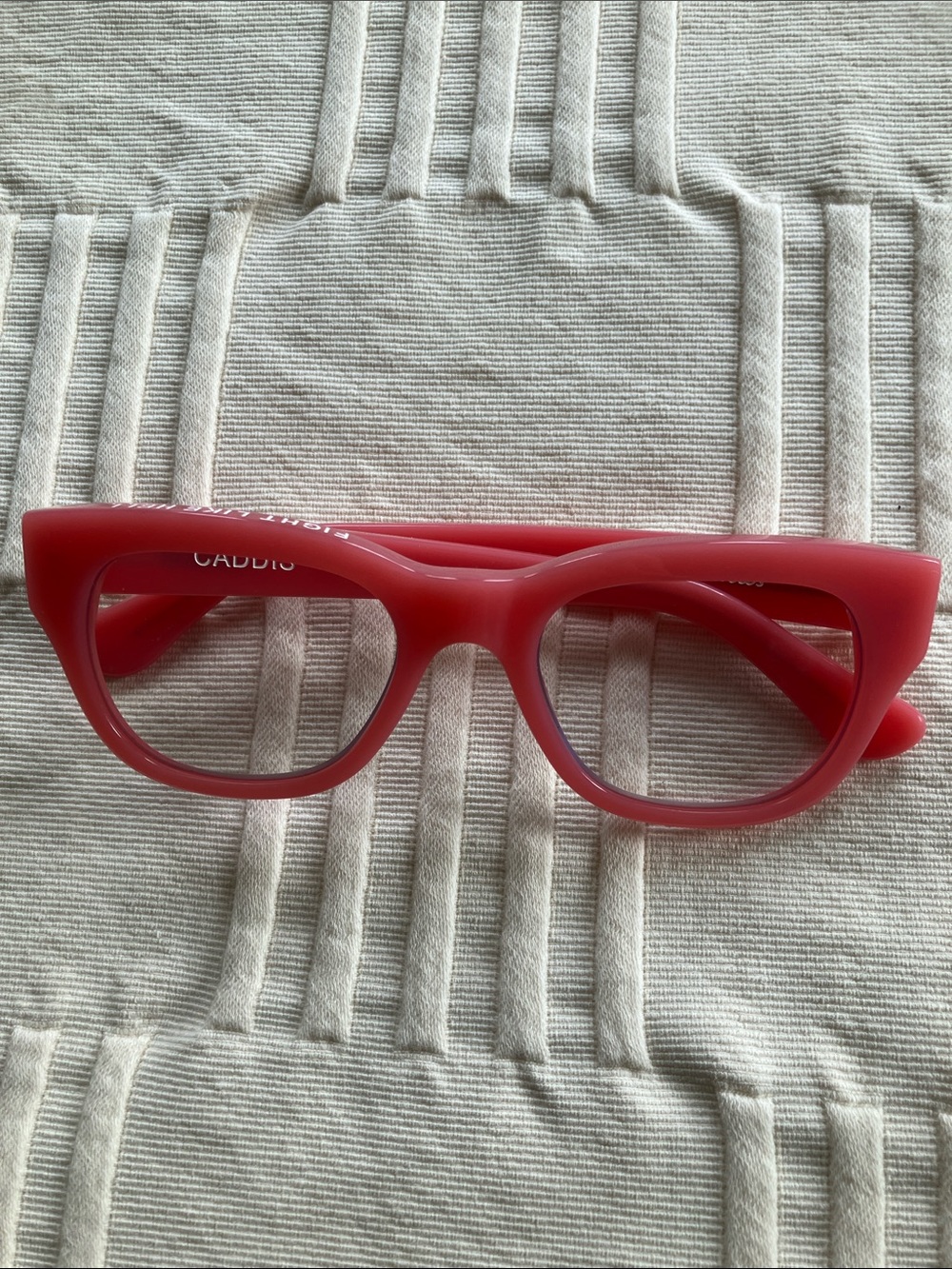Red Cat-Eye Women’s Glasses Frames - Caddis